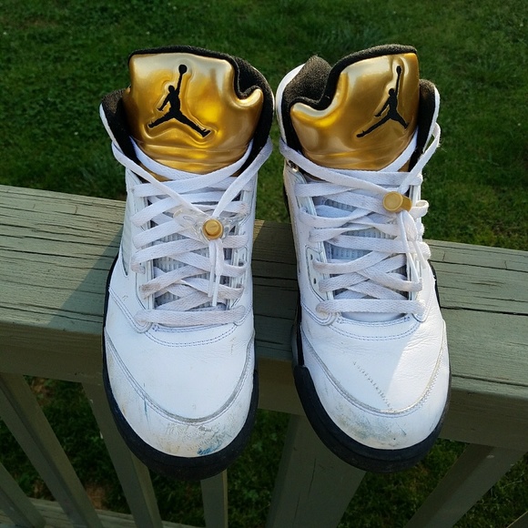 Nike Air Jordan 5 Retro 'Olympic' - Picture 2 of 8